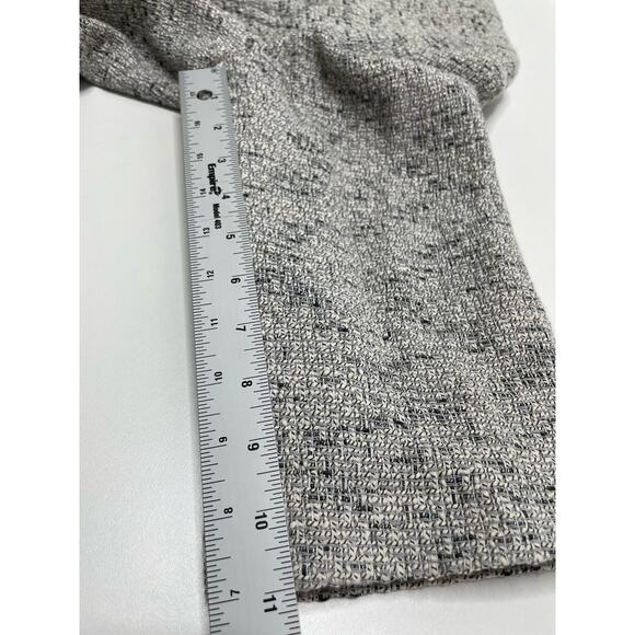 212 Collection Career Swing Blazer Jacket Tweed Gray Sz L Office Siren Academia - Picture 11 of 11
